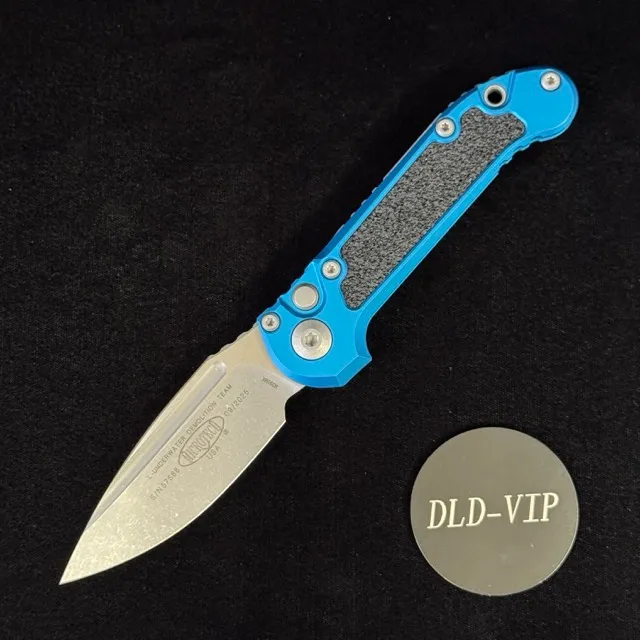 Microtech LUDT S/E Gen III Blue Apocalyptic Standard 1135-10 APBL