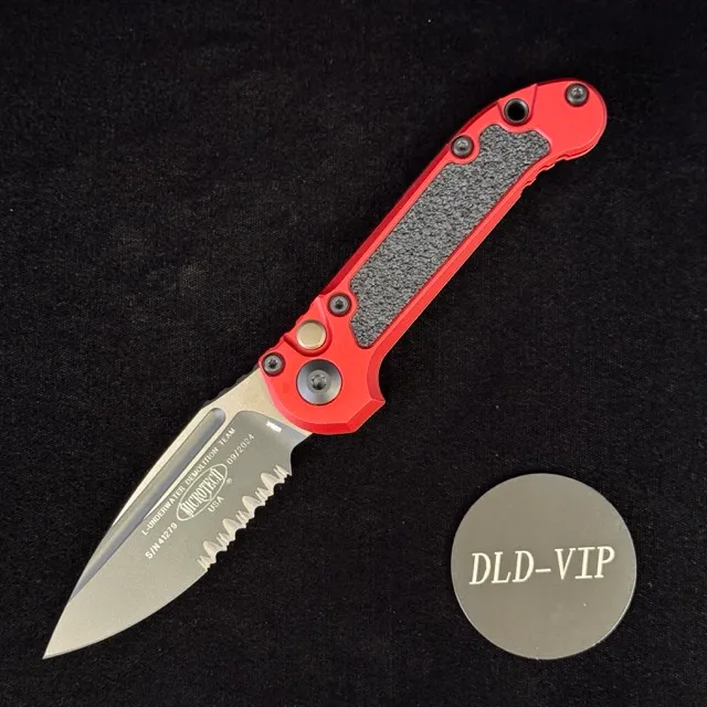 Microtech LUDT S/E Gen III Red Partial Serrated 1135-2 RD