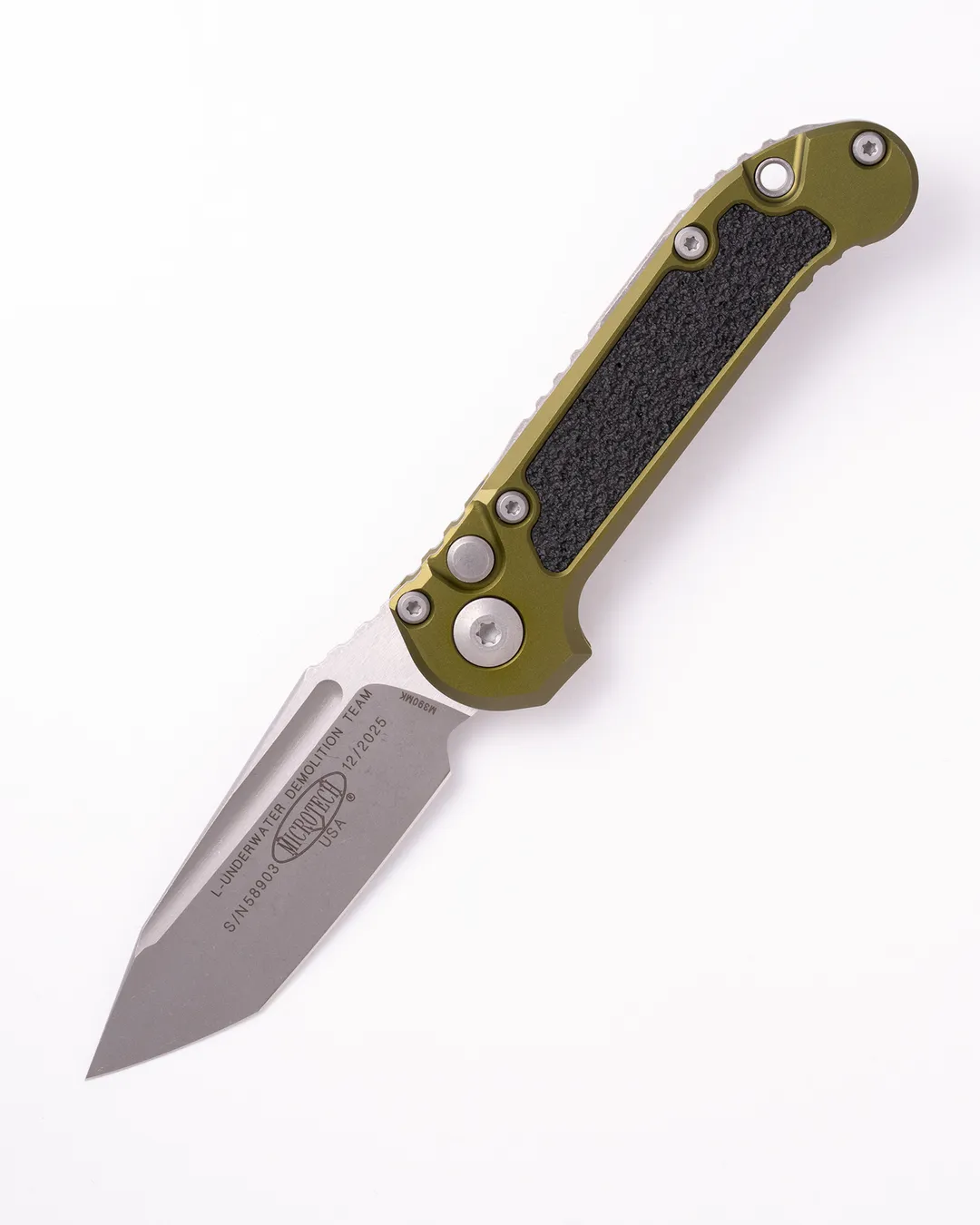 Microtech LUDT T/E Gen III OD Green Apocalyptic Standard 1136-10 APOD