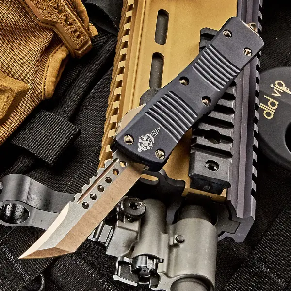 Microtech Troodon Hellhound Bronzed Standard 619-13 - 1