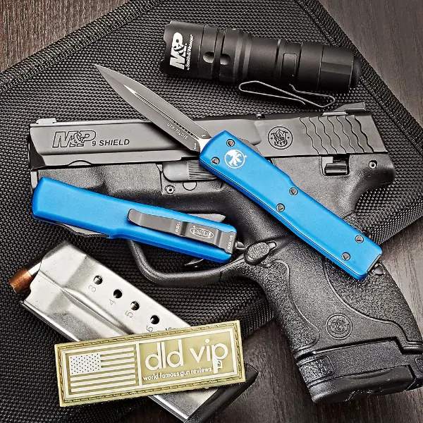 Microtech UTX-70 D/E Blue Standard 147-1 BL - 1