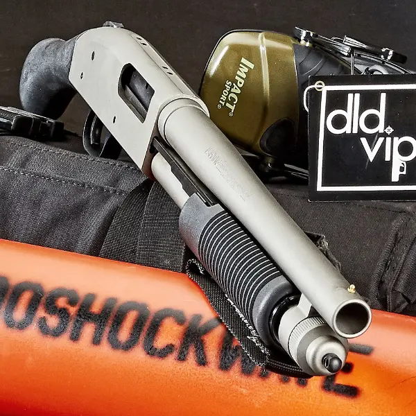 Mossberg 590 Shockwave JIC 12Ga SS Cerakote w/ Water Resistant Cylinder - 1