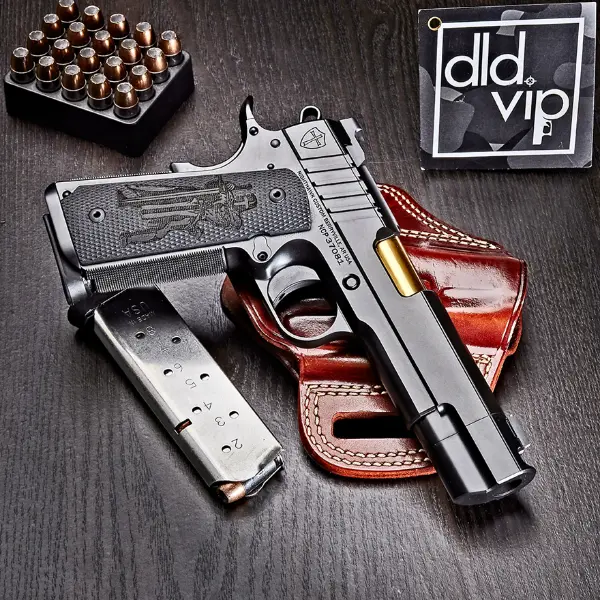 Nighthawk Fire Hawk 1911 OR .45ACP w/ Gold Nitride Barrel & Compensator - 1