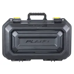 Plano All Weather 2 Four Pistol Hard Case with Pluck Foam, 18x10x5, Black/Yellow - 1