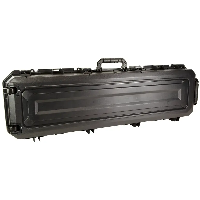 Plano All Weather 2 52" Long Gun Case – Lockable Hard Case with Customizable Foam, Black - 1
