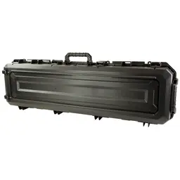 Plano All Weather 2 52" Long Gun Case – Lockable Hard Case with Customizable Foam, Black - 2