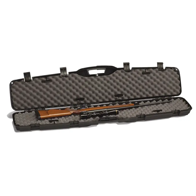 Plano ProMax Single Rifle Case – Hard Gun Case for Scoped Rifles, 52" Black - 1