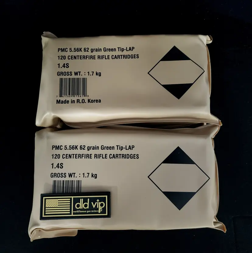 PMC X-Tac 5.56K M855 62Gr LAP Green Tip 600rd Case of Battle Packs - 1