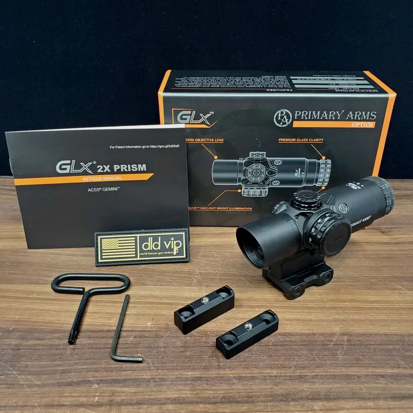 Primary Arms GLx 2X Prism ACSS Gemini 9mm - 1