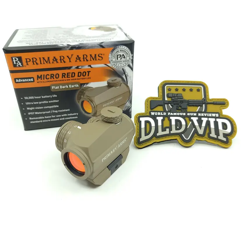 Primary Arms Micro Advanced RDS FDE w/ Illum. Knob - 1