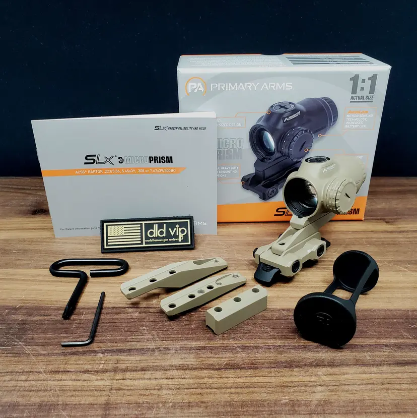Primary Arms SLx 3X MicroPrism ACSS Raptor Red BDC 5.56/.308Win FDE - 1