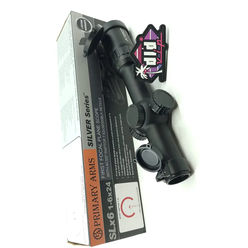 Primary Arms SLx 1-6x24 FFP 30mm Illum. ACSS Raptor 7.62x39/300BLK - 1