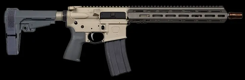 Q Sugar Weasel 5.56 NATO 13" Semi-Auto AR Pistol with Brace - 1