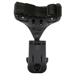 Rapid Force Dynamic Drop Leg Holster Black with Locking Belt Slide and Standard Buckle - 2
