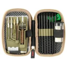 REAL AVID Gun Boss AR15 Cleaning Kit – Complete Rifle Maintenance Set with Brushes, Picks, Bore Illuminator, Star Chamber Pads, and Zippered Ballistic Nylon Case - 1