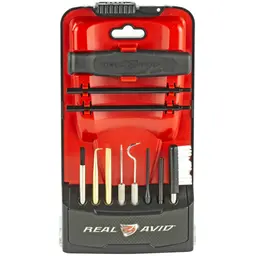 REAL AVID Gun Boss Pro Precision Cleaning Toolkit with Brushes, Picks, Scrapers & Polycarbonate Case - 2