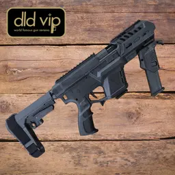 Recover Tactical Black P-IX Modular AR Platform for Glock Pistols w/ SBA3 Brace - 1