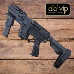 Recover Tactical Black P-IX Modular AR Platform for Glock Pistols w/ SBA3 Brace - 2