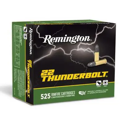 Remington 22 Thunderbolt 40 gr 22 LR 525 Rounds Bulk Box - 1