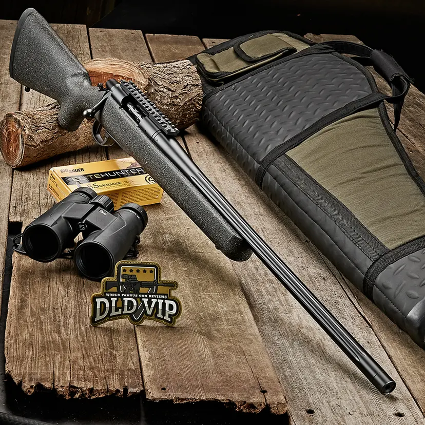 Remington 700 Alpha 1 Hunter 6.5 Creedmoor 22" BLK Cerakote - 1