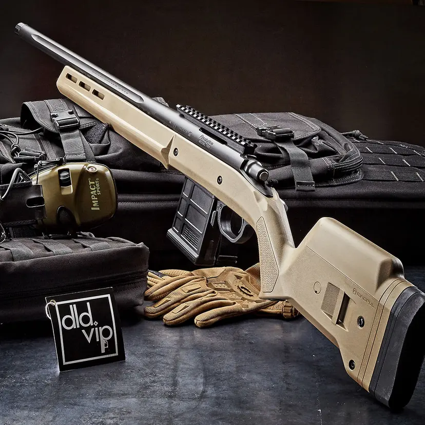 Remington 700 Magpul FDE .308Win 20" Fluted BLK Cerakote - 1