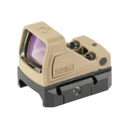 Viridian RFX11 3 MOA Micro Green Dot Red Dot Sight Flat Dark Earth with Instant-On and Shield Mount - 1