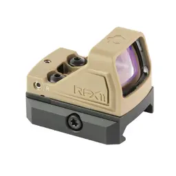 Viridian RFX11 3 MOA Micro Green Dot Red Dot Sight Flat Dark Earth with Instant-On and Shield Mount - 2