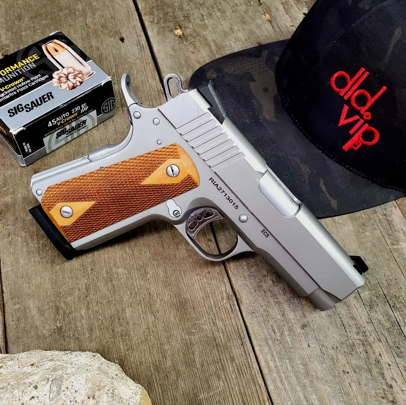 Rock Island Armory M1911A1 .45ACP 3.5" SS - 1