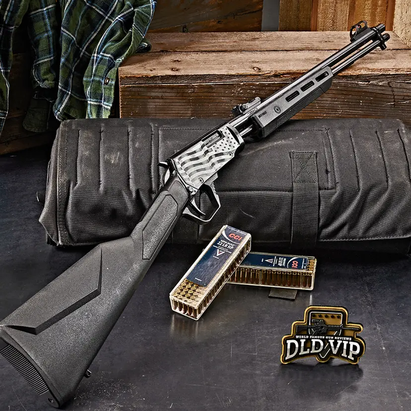 Rossi Gallery .22LR 18" Pump Action U.S. Flag - 1