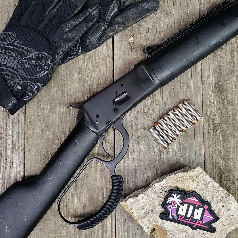 Rossi R92 .357Mag 16.5" Black Cerakote w/ Large Loop - 1