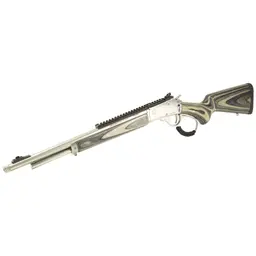 Rossi R95 Laminated 44 Magnum Lever Action Rifle 18" Barrel 8RD Matte Silver with Picatinny Rail & Ghost Ring Sight - 3