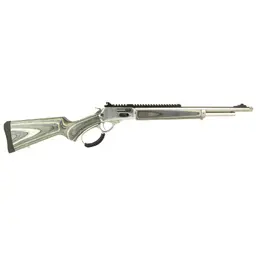 Rossi R95 Lever Action Rifle 45 Colt 18" Barrel 8RD Laminated Stock Matte Silver Ghost Ring Sight Picatinny Rail - 2