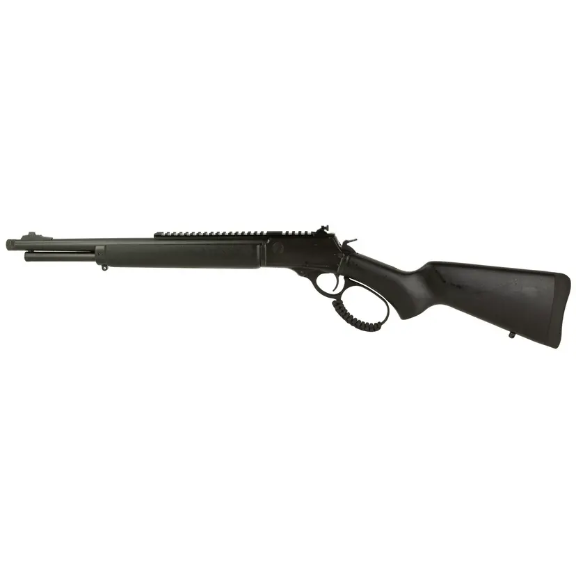 Rossi R95 Triple Black 44 Magnum Lever Action Rifle 16.5" Threaded Barrel 8RD Cerakote Ghost Ring Sight - 1