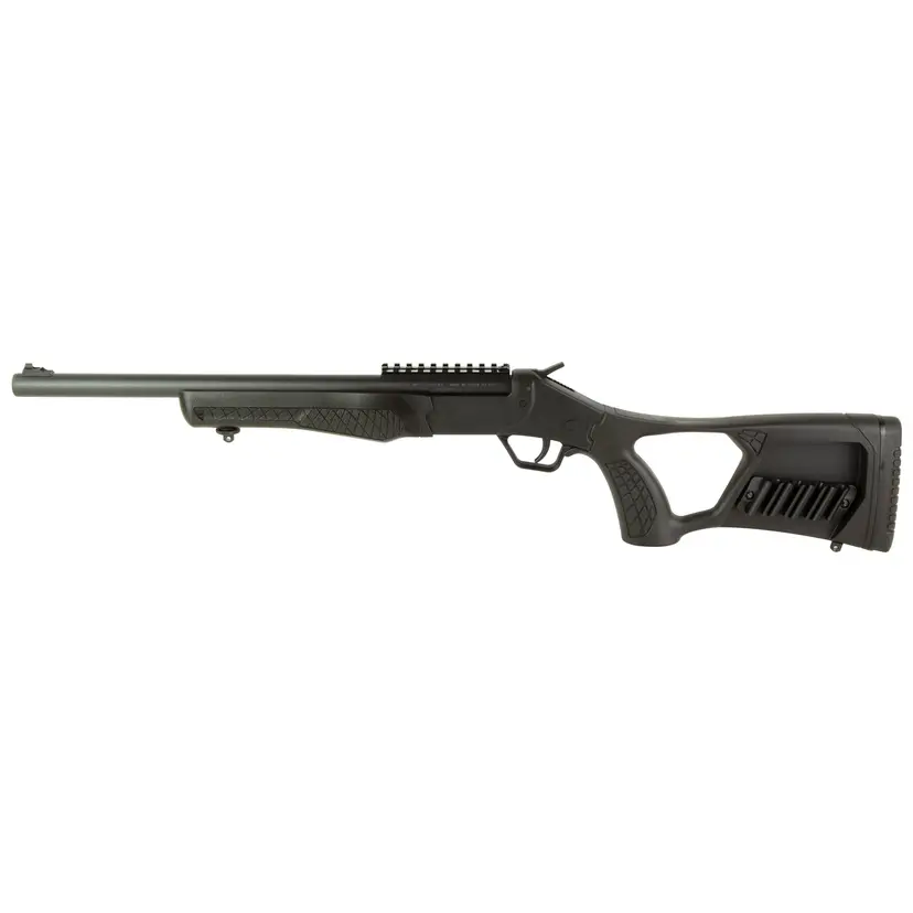 Rossi Tuffy Survival 45C/410 Take Down Rifle 16.5" Single Shot Matte Black with Picatinny Rail - 1