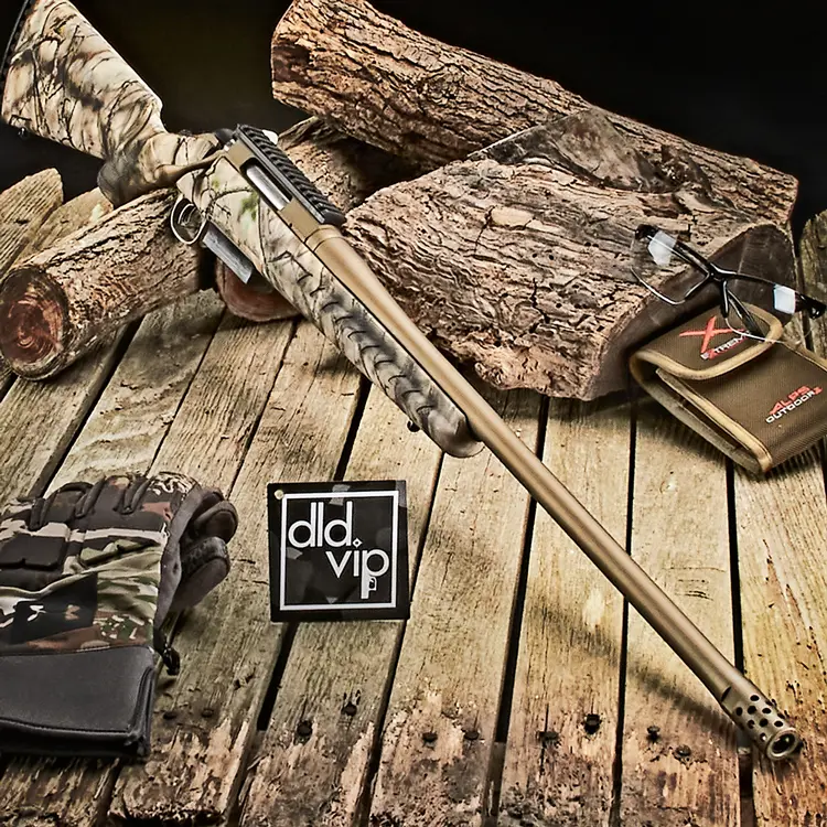 Ruger American .308Win 22" Bronze Cerakote w/ Go Wild Camo - 1