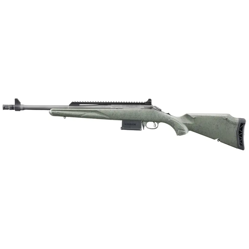 Ruger American G2 Scout Bolt Action Rifle .308 Win 16.1in Threaded Barrel 5/8x24 Cerakote Cobalt AR Sights 10rd - 1