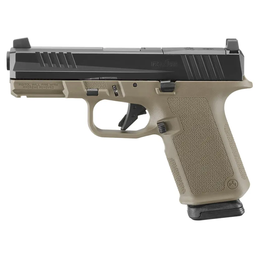 Ruger RXM 9mm 15rd Optics Ready FDE - 1