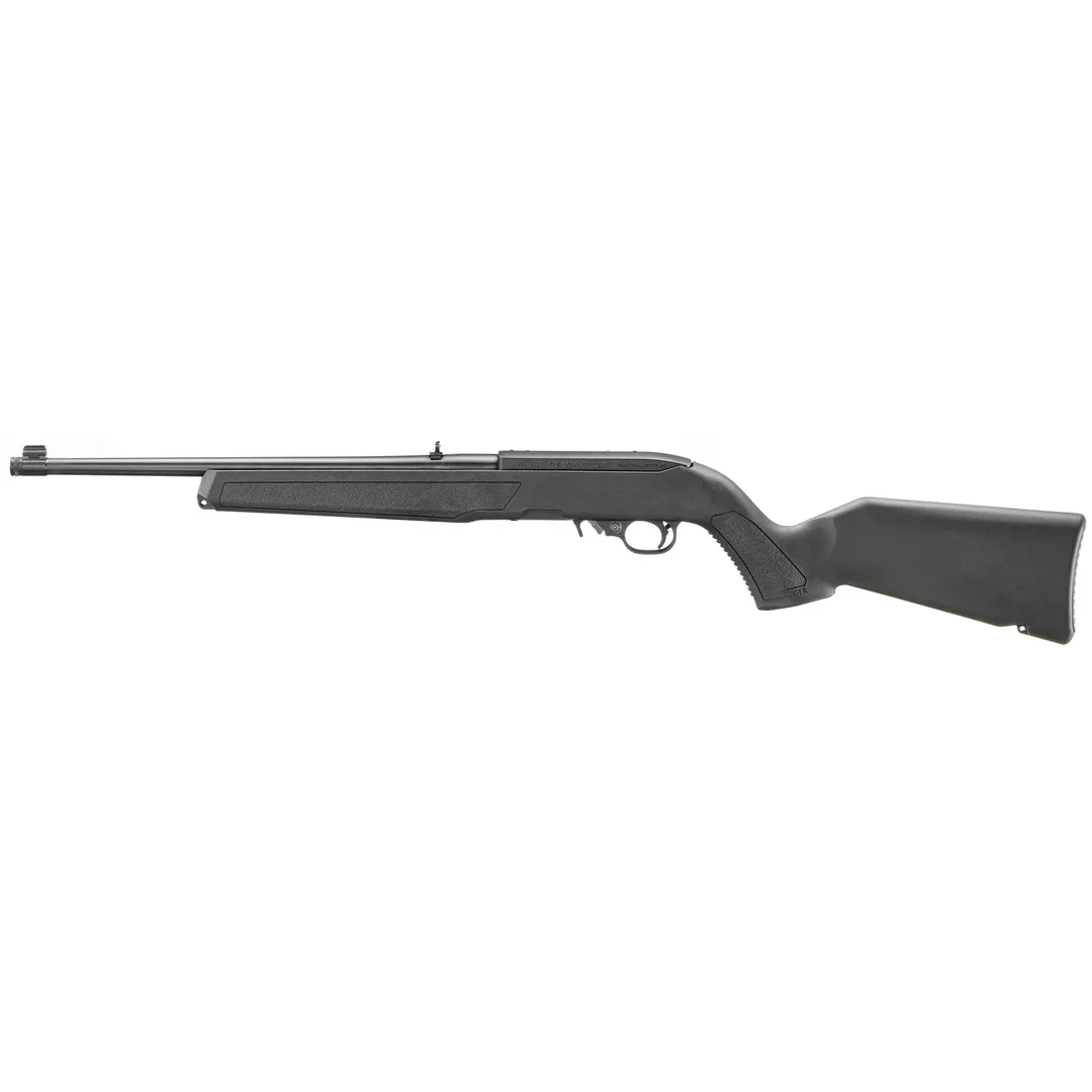 Ruger 10/22 Semi-Auto Rifle .22 LR 16.4in Threaded Barrel 1/2x28 Satin Black 10-Round Rotary Mag