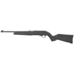 Ruger 10/22 Semi-Auto Rifle .22 LR 16.4in Threaded Barrel 1/2x28 Satin Black 10-Round Rotary Mag - 1