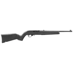 Ruger 10/22 Semi-Auto Rifle .22 LR 16.4in Threaded Barrel 1/2x28 Satin Black 10-Round Rotary Mag - 2