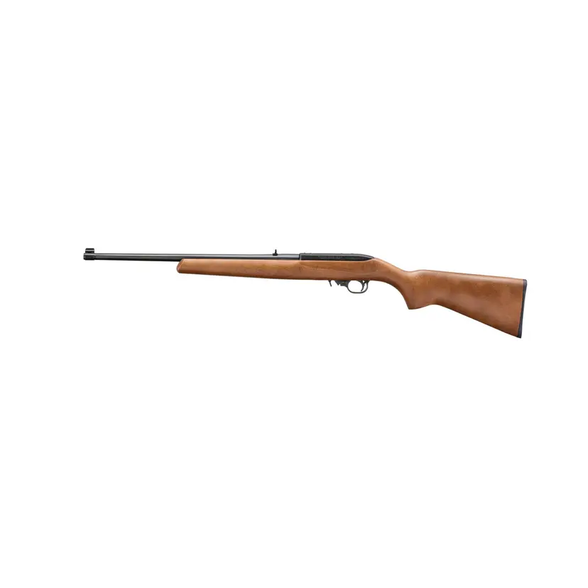 Ruger 10/22 Semi-Auto Rifle .22LR 18.5in Cold Hammer Forged Barrel Satin Black Birch Stock 10rd Rotary Mag - 1