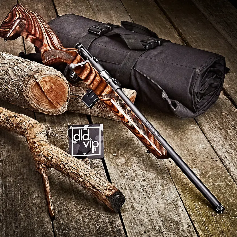 Savage 93R17 Minimalist .17HMR 18" Brown Sporter - 1