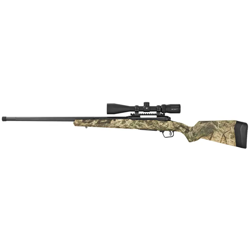 Savage Arms 110 Apex Predator XP .243 Win Vortex Crossfire II Scope Mossy Oak Stock - 1