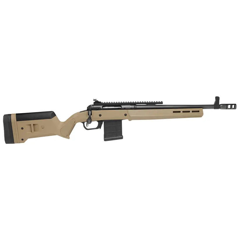 Savage Arms 110 Magpul Scout Bolt Action Rifle 450 Bushmaster 16.5in Barrel FDE Magpul Hunter Stock AccuTrigger 4rd - 1