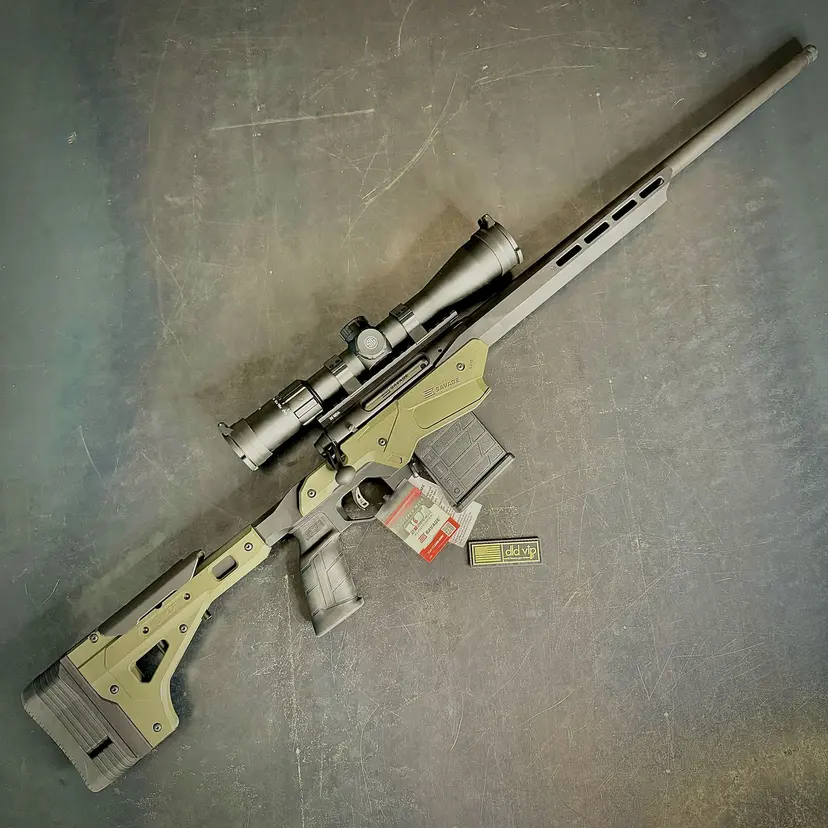 Savage Axis II Precision 6.5 Creedmoor + SIG Sauer Buckmasters 4-16x44 Scope Package - 1