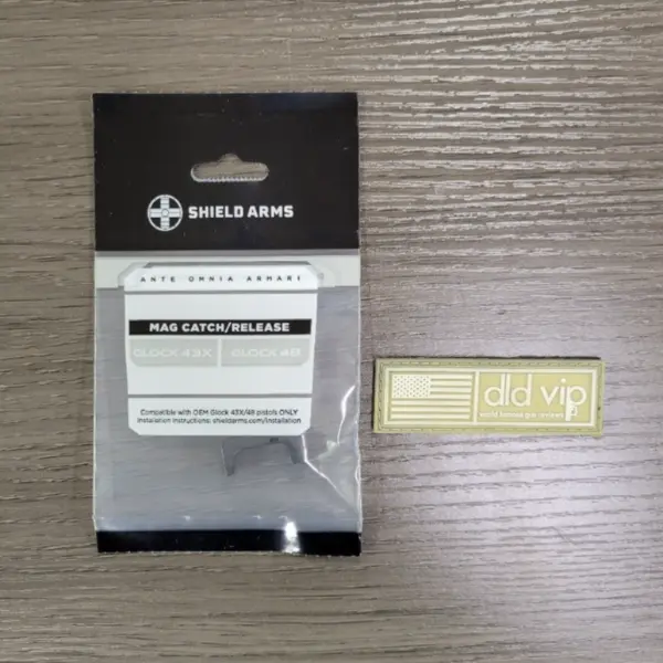 Shield Arms Glock 43x/48 Steel Magazine Catch/Release - 1