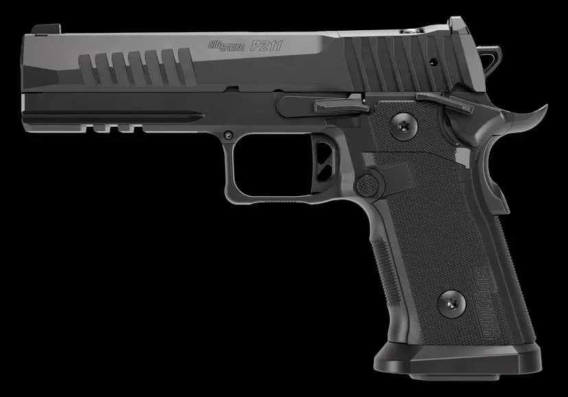 Sig Sauer P211 GT5 Full-Size 9mm Single-Action Pistol 5in Barrel Nitron Black Optics Ready XRAY3 Sights 21rd - 1