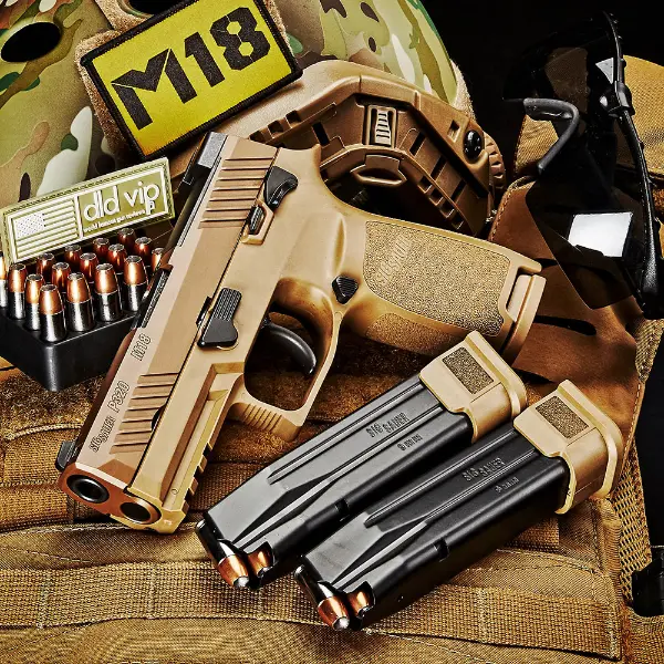 SIG Sauer P320CA M18 9mm Coyote w/ Ambi MS - 1