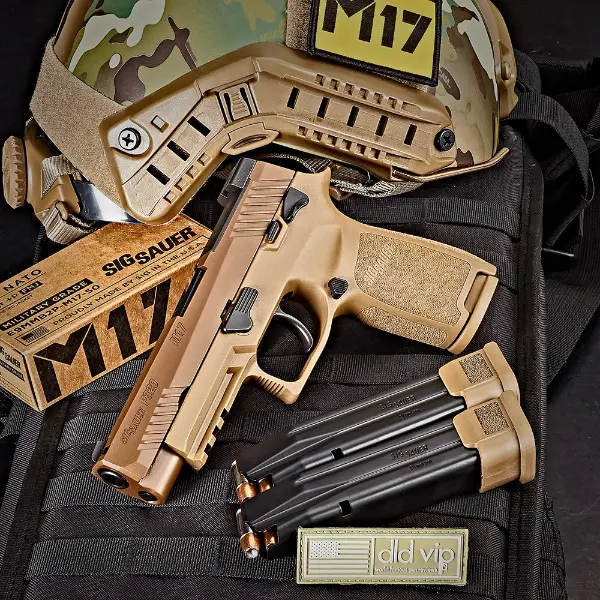 SIG Sauer P320F M17 9mm Coyote w/ Ambi MS - 1
