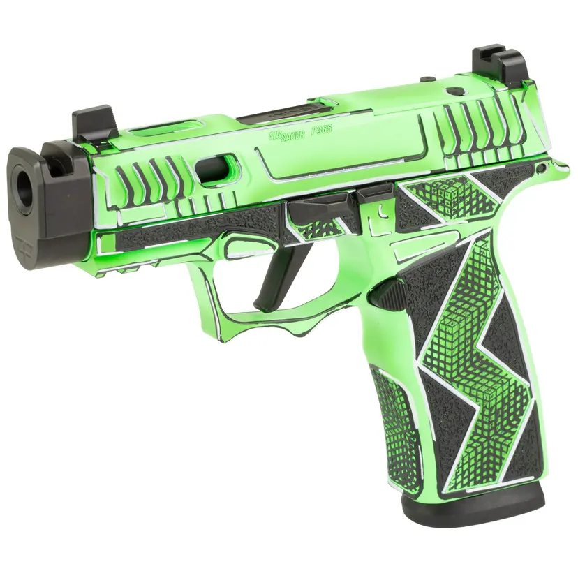 Sig Sauer P365X Komodo Anime 9MM Dayglow Green - 1